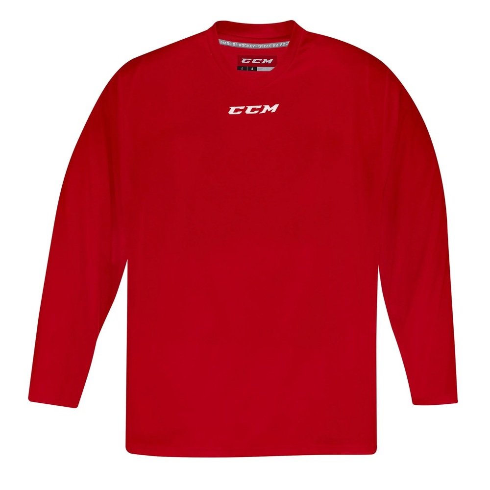 CCM JUNIOR GOALIE CUT PRACTICE JERSEY RED HOCKEY GOALIE JERSEY BRAND NEW